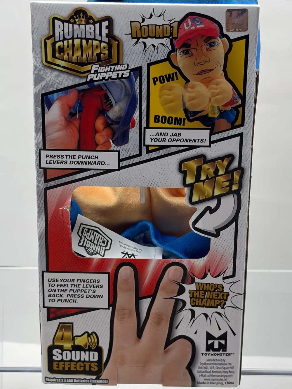 WWE John Cena Rumble Champs Fighting Puppets Plush 11